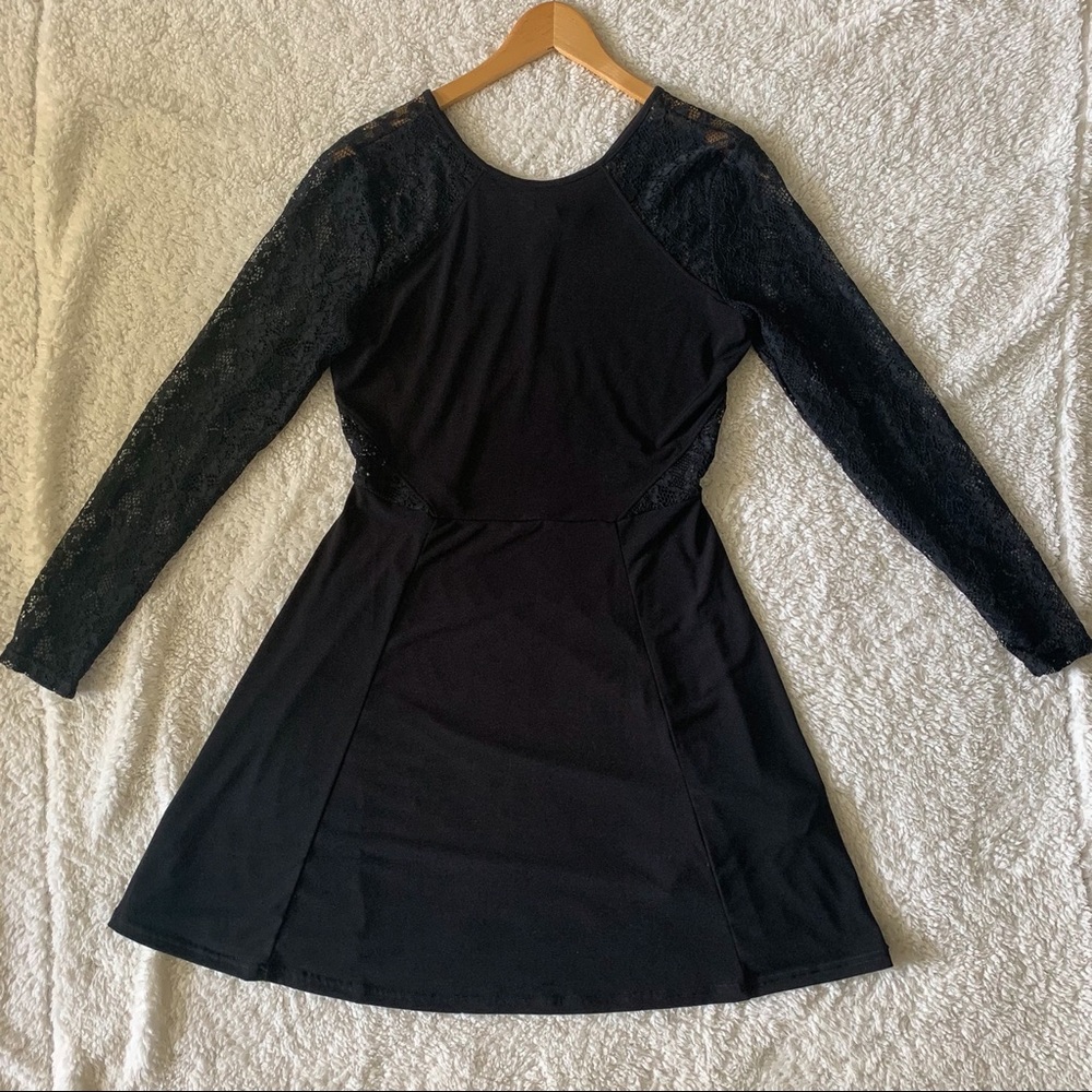 H&M Divided Black Short Dress (Size 14)